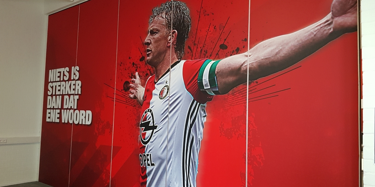 Branding voor Clubhuis Feyenoord in Afrikaanderwijk poster