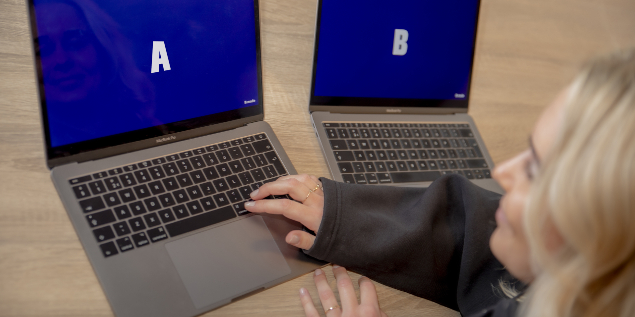 De juiste A/B-test kiezen in 4 eenvoudige stappen poster