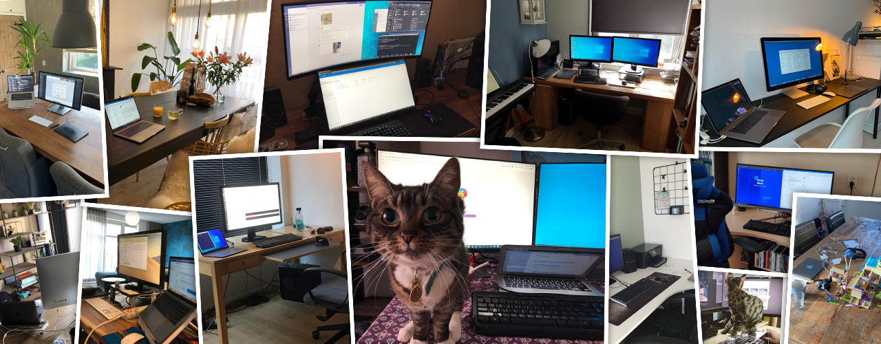 Hoe kun je als organisatie toch online blijven doorwerken? poster